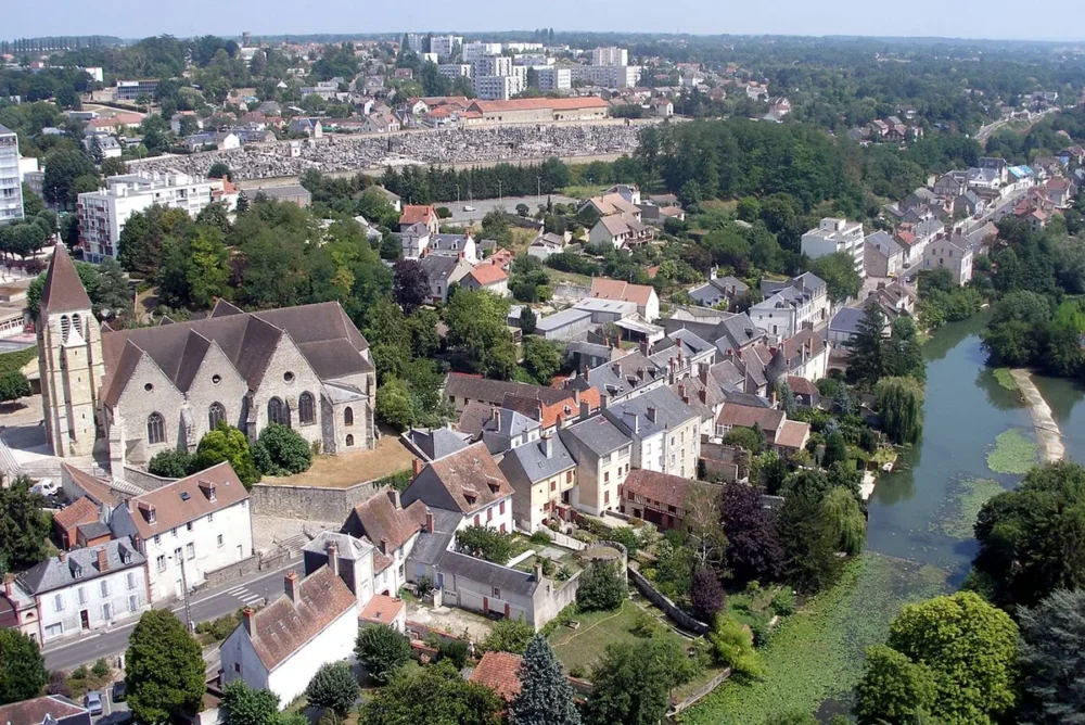 Vierzon dans le Cher pour préparer un itinéraire routier