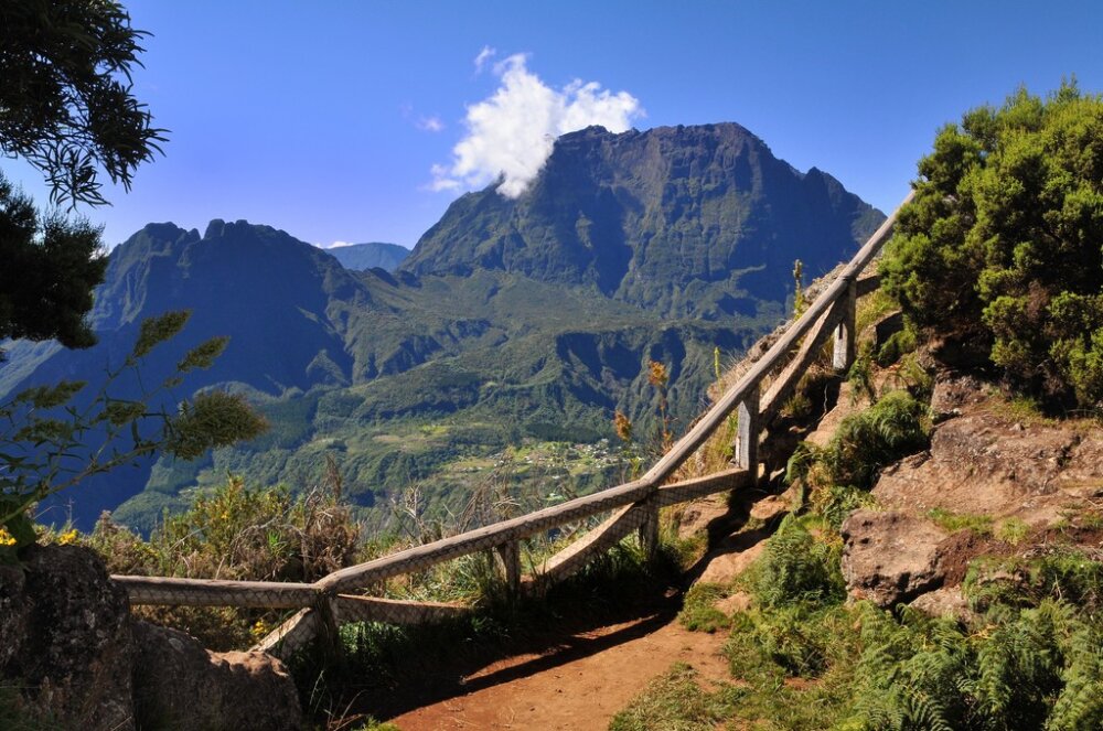Viewpoint of Maïdo over the Mafate cirque, Réunion